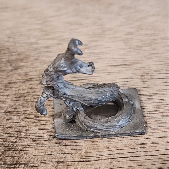 Vintage Ral Partha Pewter Dragon Miniature Figurine 1982 - Picture 4 of 5
